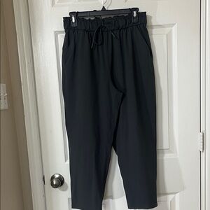lululemon athletica Black Drawstring Straight Leg Pants